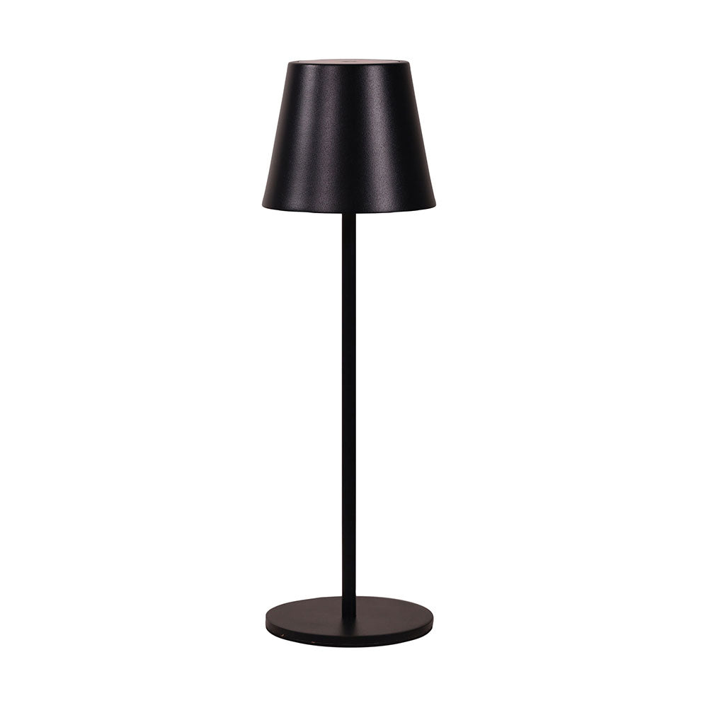 Mindy 3W LED Portable Rechargeable Table Lamp Black / Warm White - OL92651BK