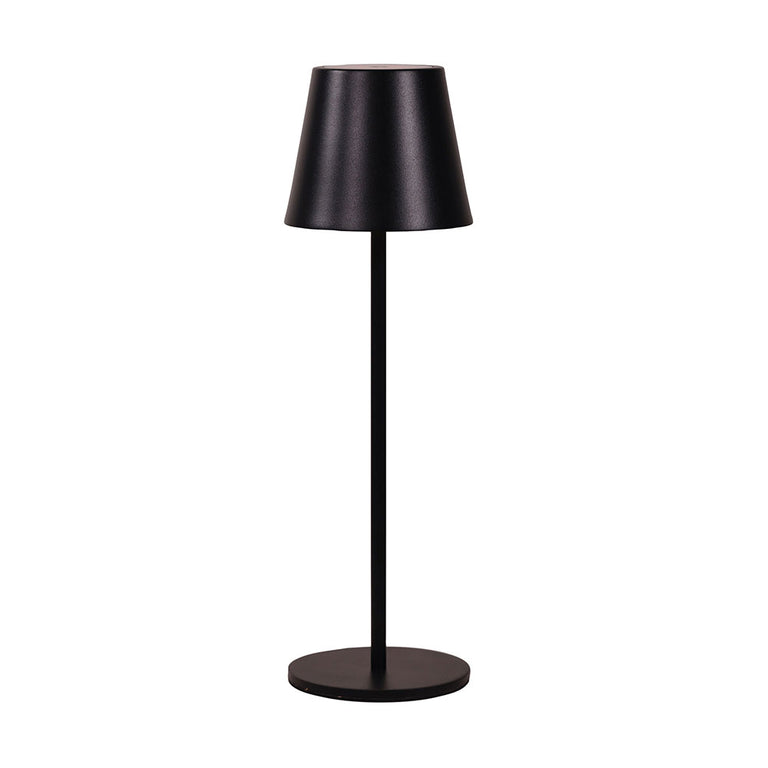 Mindy 3W LED Portable Rechargeable Table Lamp Black / Warm White - OL92651BK