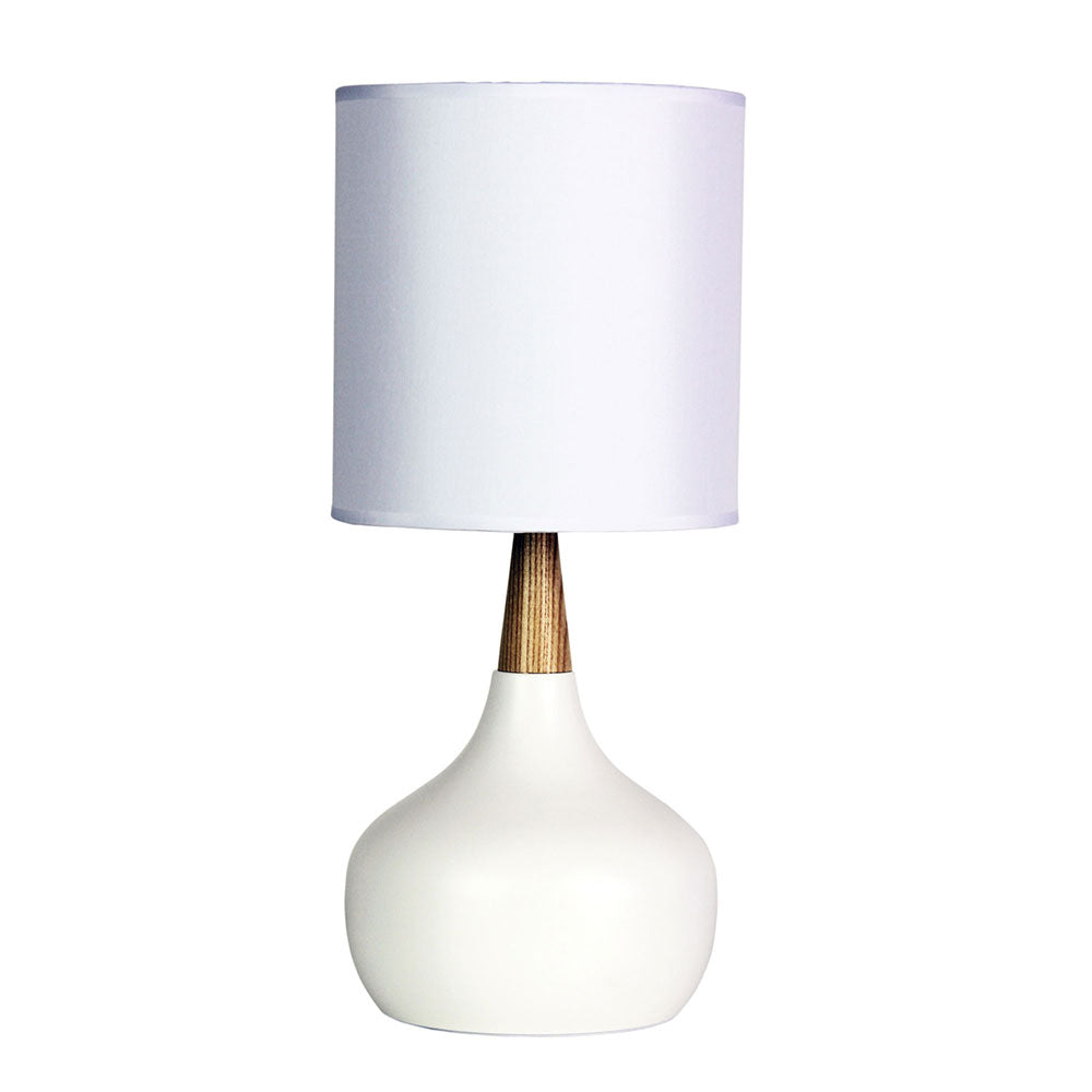 Pod Scandanavian Touch Table Lamp White - OL93125WH