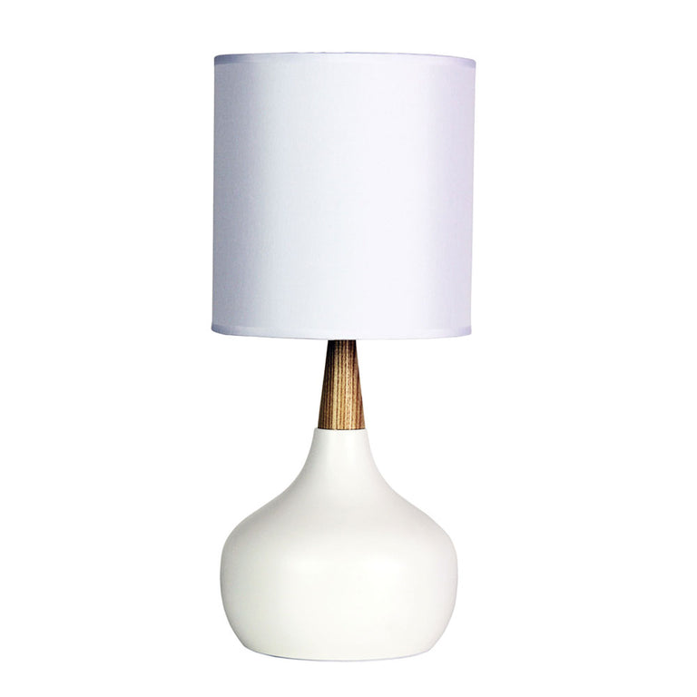 Pod Scandanavian Touch Table Lamp White - OL93125WH
