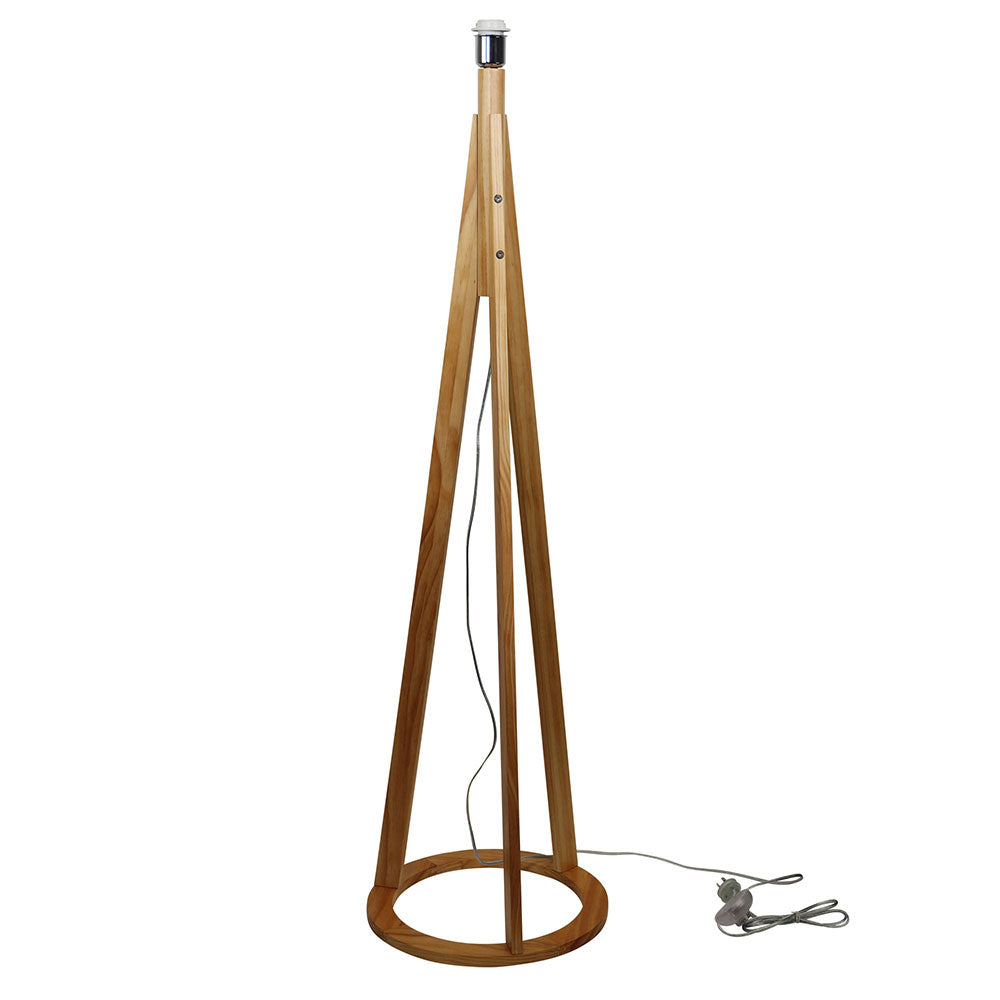 Stabb Timber Floor Lamp Base Only - OL93283NAT