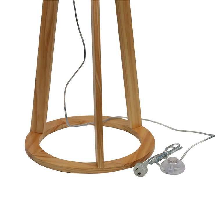 Stabb Timber Floor Lamp Base Only - OL93283NAT