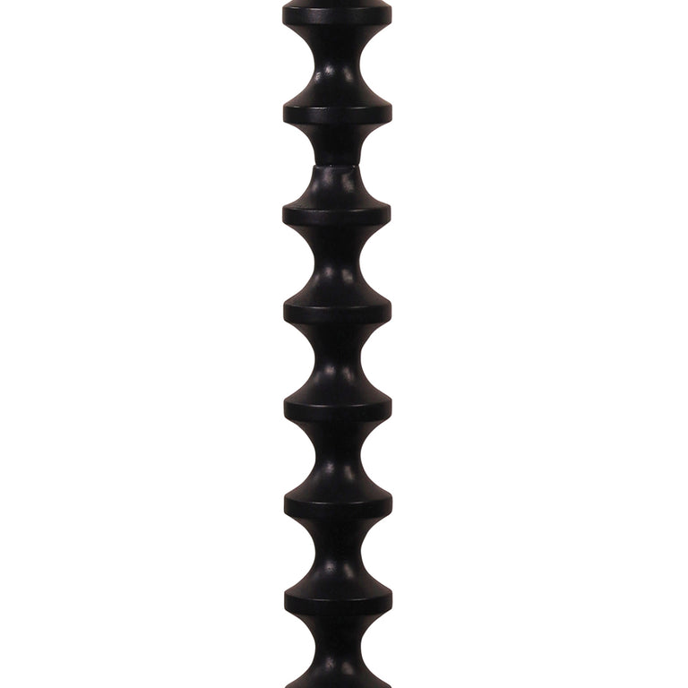 Spindle Floor Lamp With Shade Black - OL93543BK
