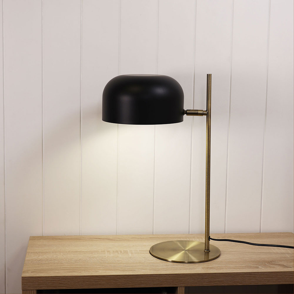 George Mid Centure Task Lamp Black - OL93991BK