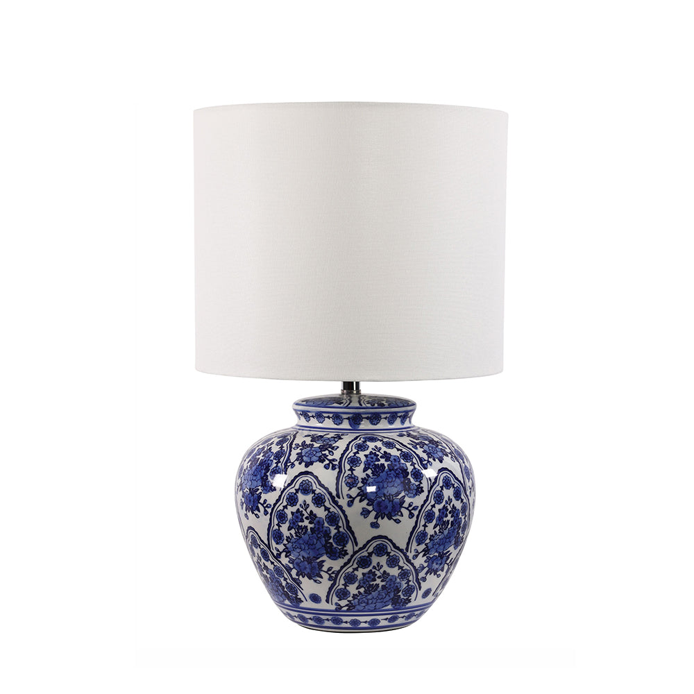 Eden Ceramic Table Lamp Blue - OL94530