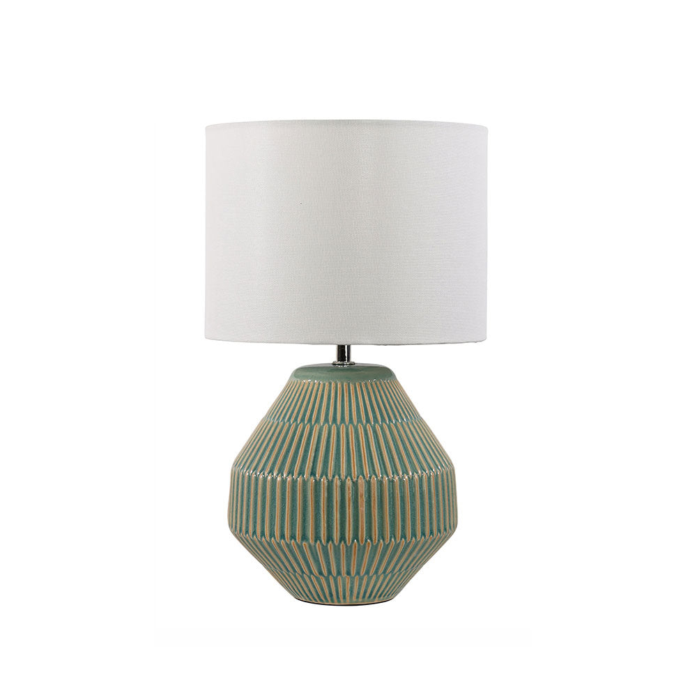 Maya Ceramic Table Lamp Green - OL94537