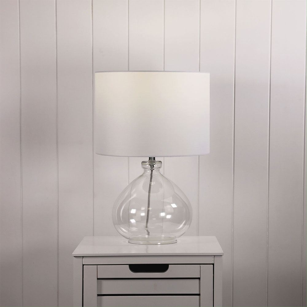 Melfi Glass Table Lamp Clear - OL95714CL