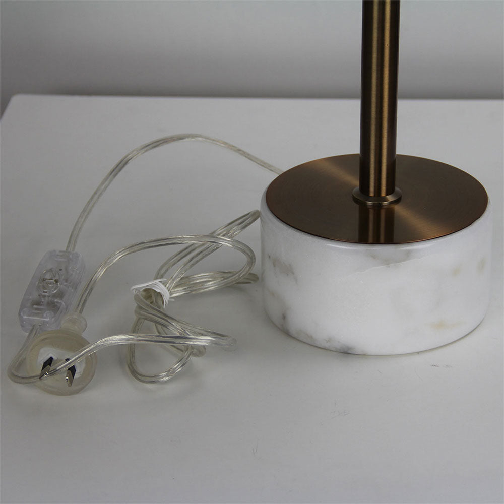 Umbria Adjustable Table Lamp Antique Brass - OL98832