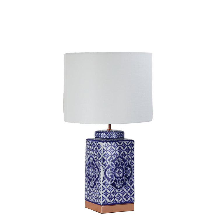 Xian Ceramic Table Lamp Blue - OL98893