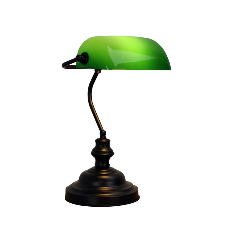 Bankers Desk Lamp Black - OL99441BK