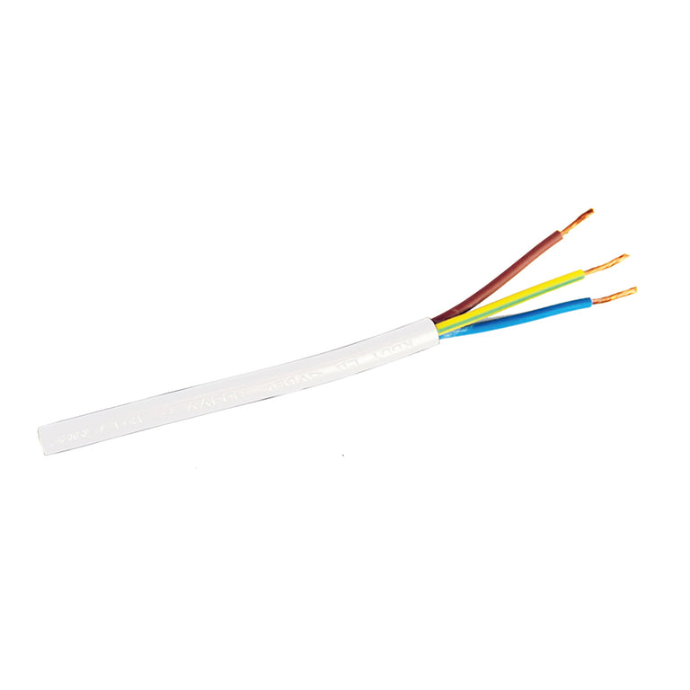 White Cable 3 Core - OLA03/13WH