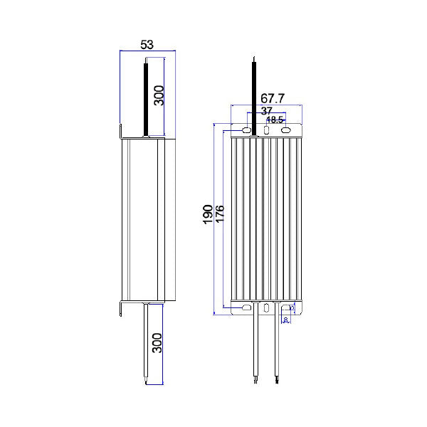 Weather Proof 24V LED Driver 100W IP67 - OTTER24V3