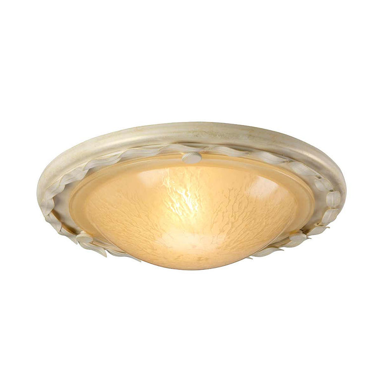 Olivia Flush Mount Ivory / Gold - OV-F-IV-GOLD
