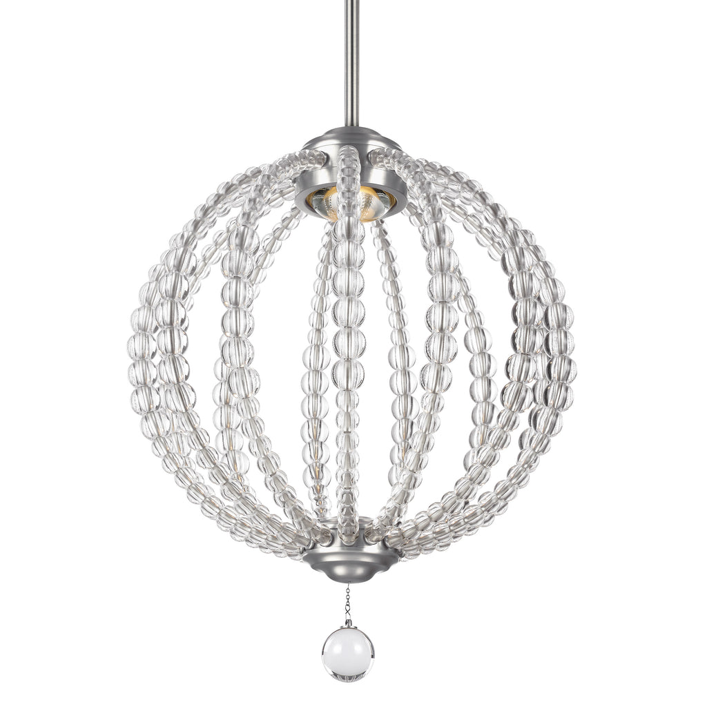 Oberlin Small 8W LED Pendant Satin Nickel / Warm White - FE-OBERLIN-P-S