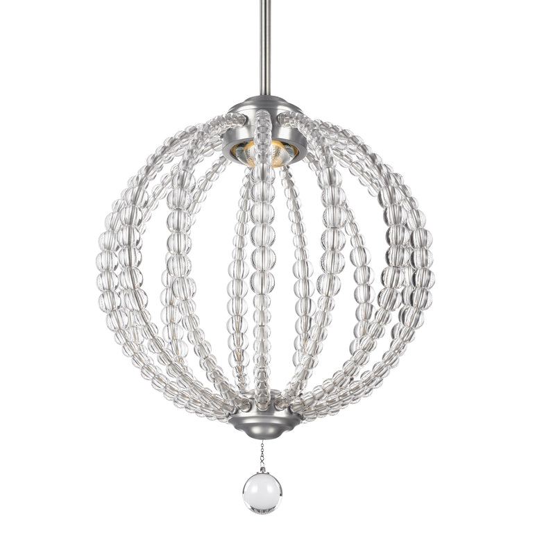 Oberlin Small 8W LED Pendant Satin Nickel / Warm White - FE-OBERLIN-P-S