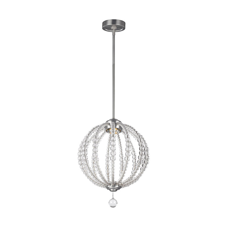 Oberlin Small 8W LED Pendant Satin Nickel / Warm White - FE-OBERLIN-P-S