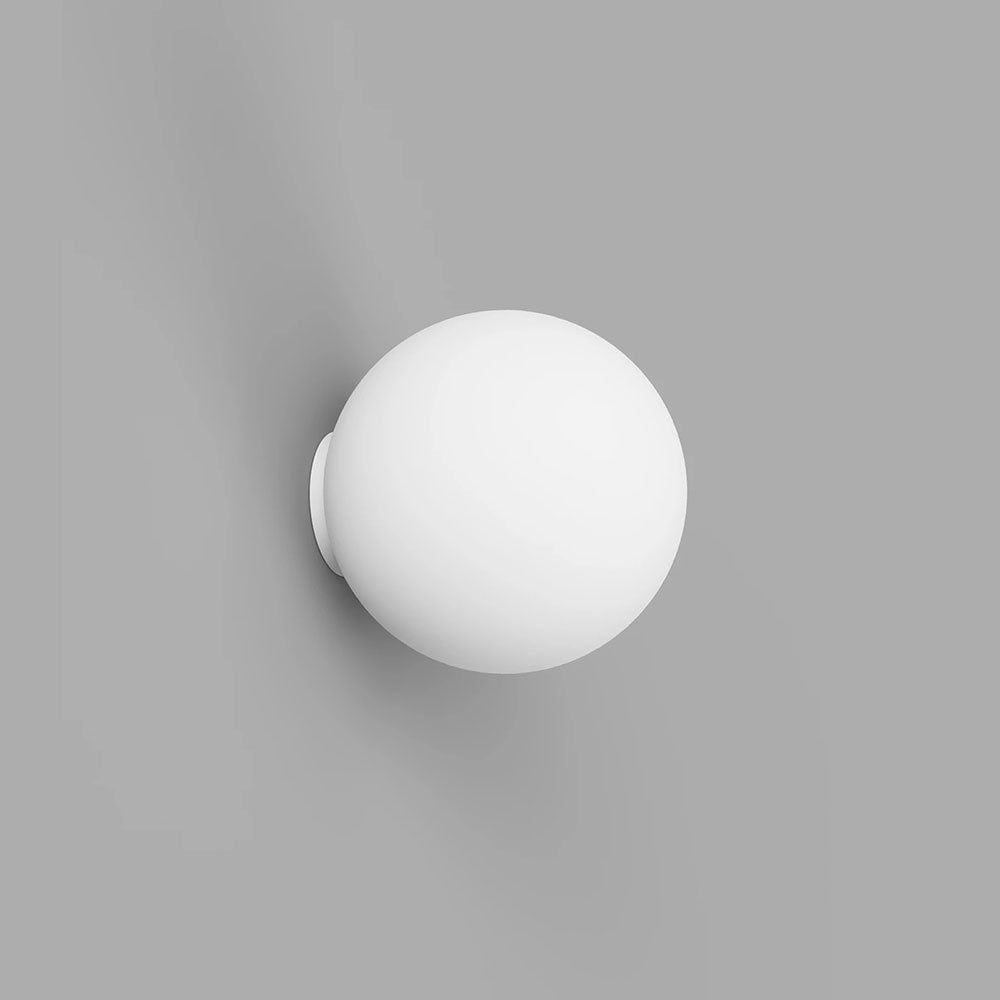 Orb Mirror Medium Wall Light White IP44