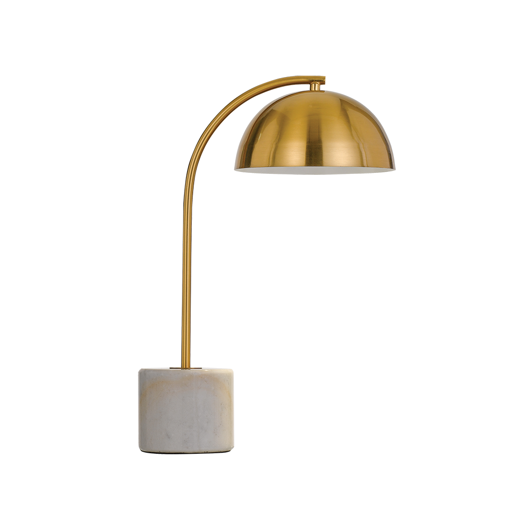 Ortez Table Lamp Bronze / White Terrazzo - ORTEZ TL-WHTRZBZ