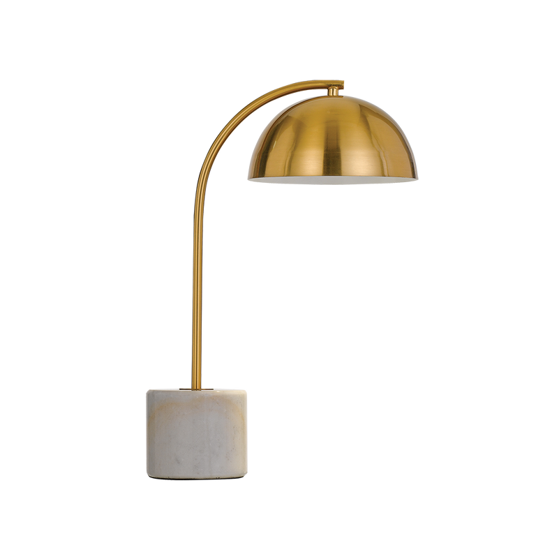 Ortez Table Lamp Bronze / White Terrazzo - ORTEZ TL-WHTRZBZ