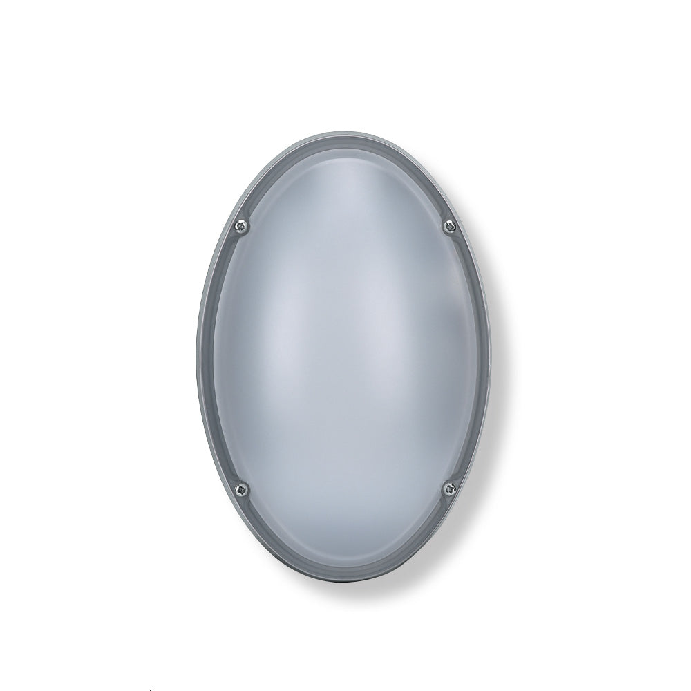 Columbus 8W LED Oval Bunker Charcoal / Warm White - LK2300 + LK2310-CC