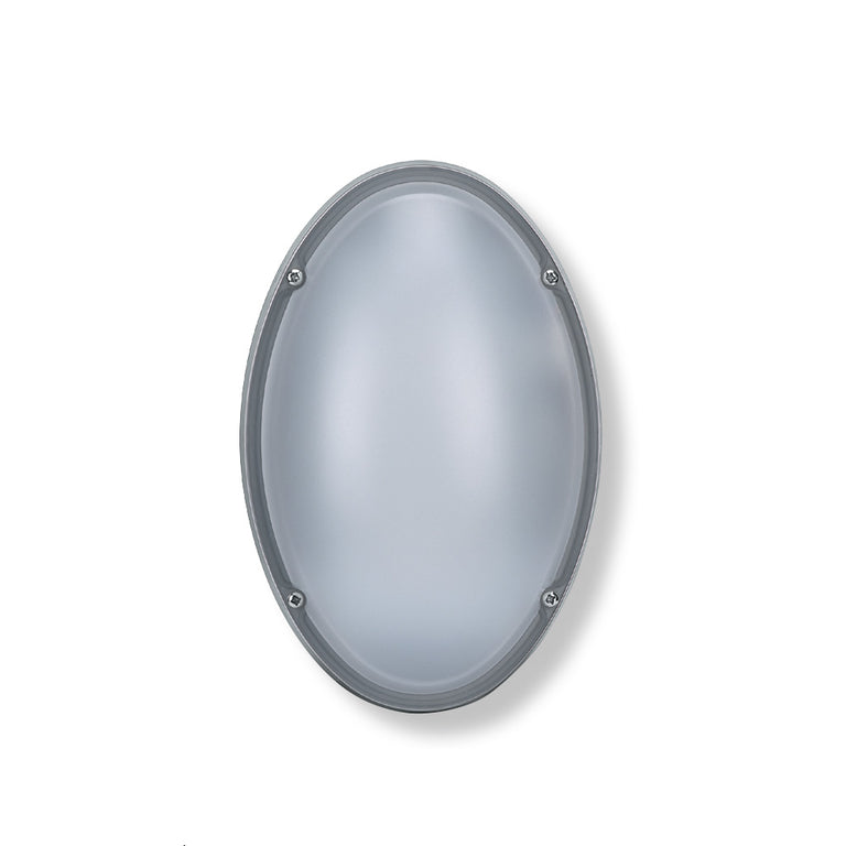 Columbus 8W LED Oval Bunker Charcoal / Warm White - LK2300 + LK2310-CC