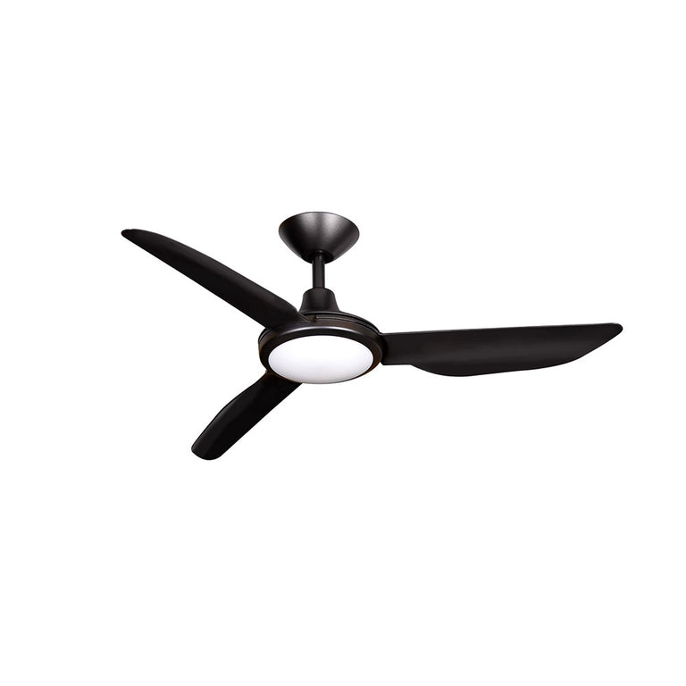 Polar V2 56" DC Ceiling Fan with 18W Dimmable CCT LED / Matt Black - P3BL2586