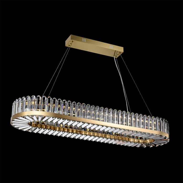Palladio 12 Oval Light Pendant Gold - PALLADIO-12 Gold