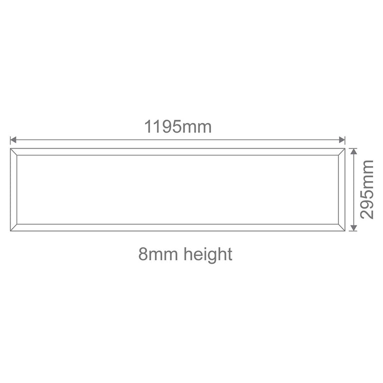 Panel-312 Backlit 36W LED Panel 295mm x 1195mm White / Tri Colour - 17619