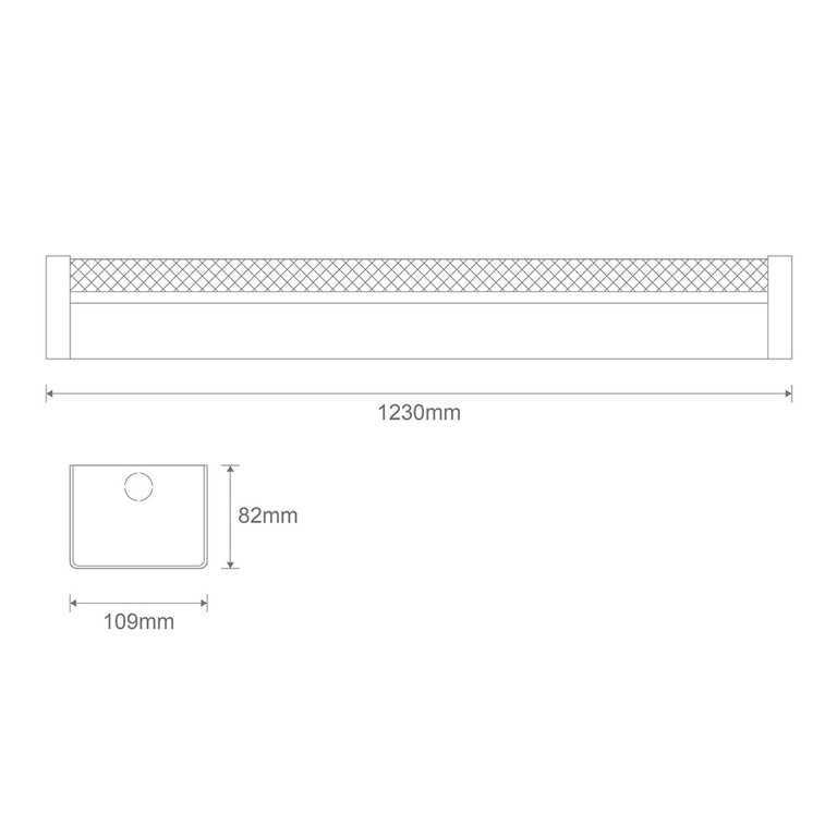 PARK-120 15W/30W On/Off Sensor LED Wide Body 1200mm Diffused Emergency Batten White / Tri-Colour - 66074