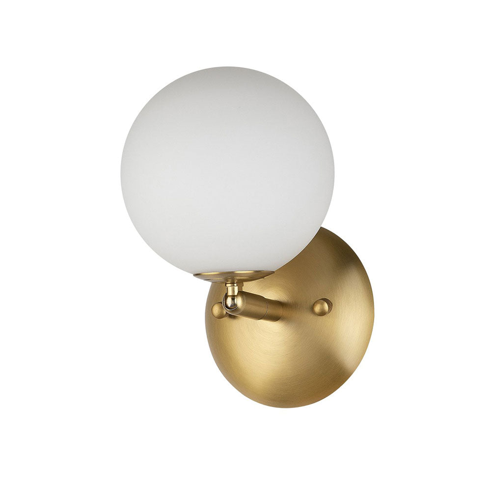 Pasadena 1 Light Wall Light Gold / Opal - PASADENA-A1L Gold/Opal
