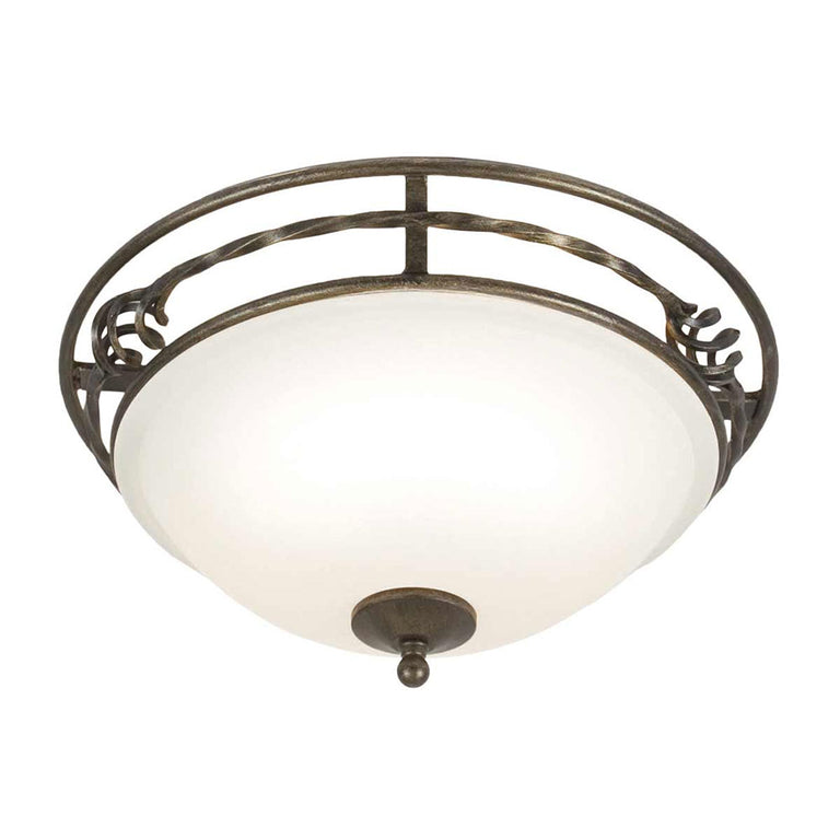 Pembroke 2 Light Flush Mount Black / Gold - PB-F-A-BLK-GOLD