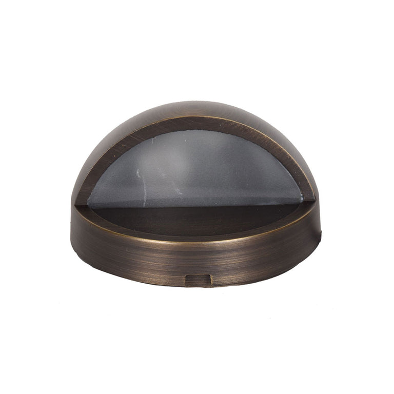 Armant 3.5W LED 12V AC / DC Cast Brass Eyelid Step Light Weathered Bronze / Warm White - PDL2100WB-PLV3-G4-27K