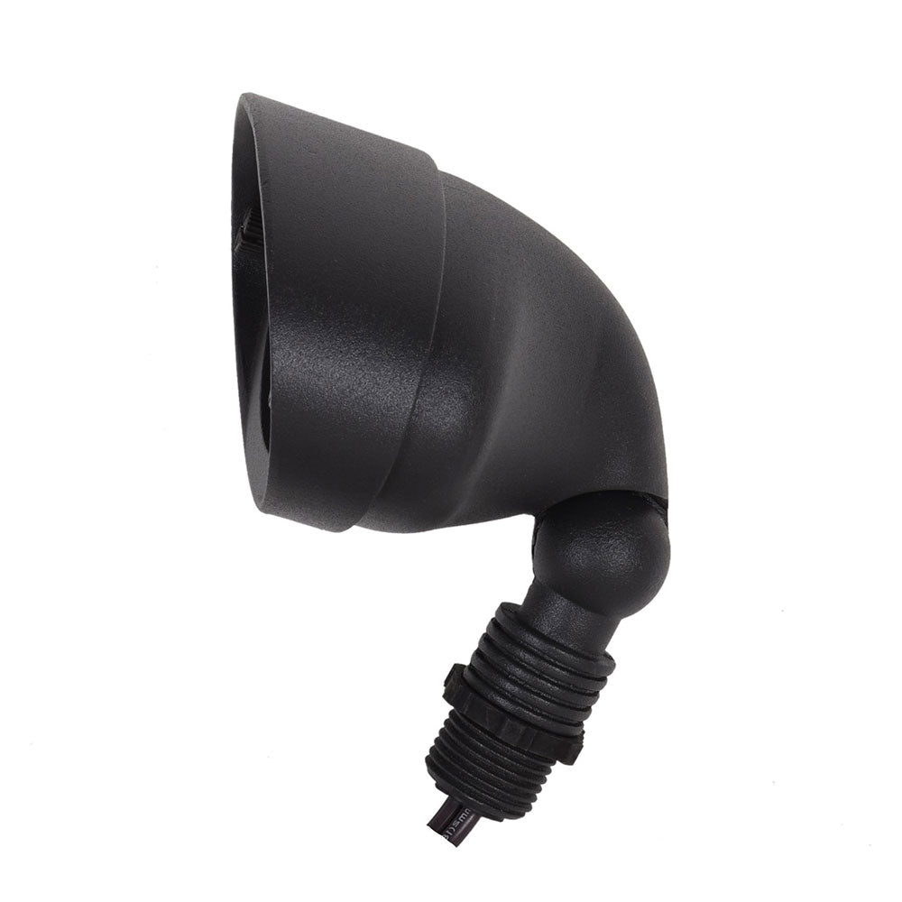 Marten 12~24V AC / DC G4 Cast Aluminium Adjustable Spike Area FloodLight Black - PFL1900BK