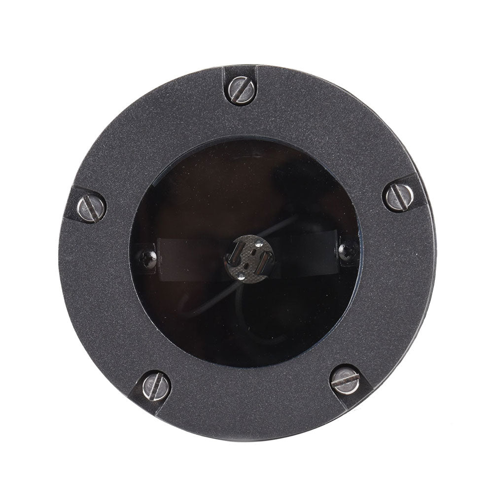 Giza 5W 12V AC / DC Cast Aluminium Inground Uplight Black / Warm White - PGL1300BK-PLXC5-MR16-WF-27K