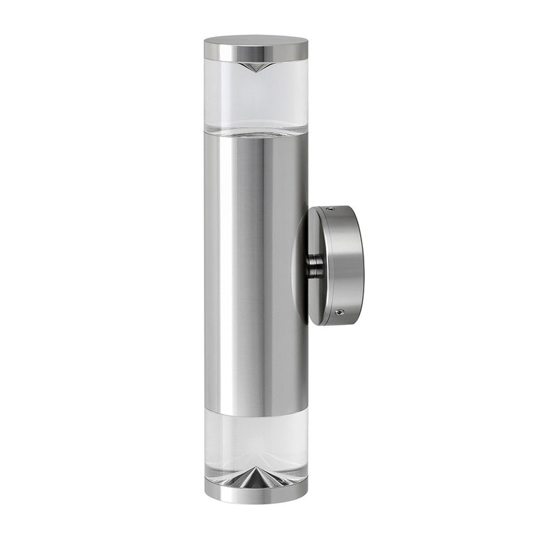 Phare 240V GU10 Up/Down Wall Pillar Light Titanium Anodized - PHARE02G