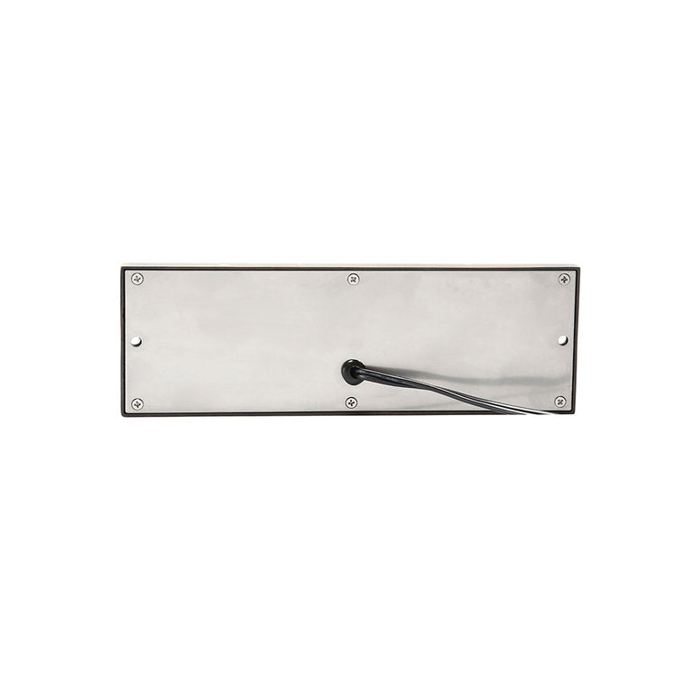 Lydra 12V 4W Rectangle Louvred LED Step Light Weathered Bronze / Warm White - PI-SLC2100WB