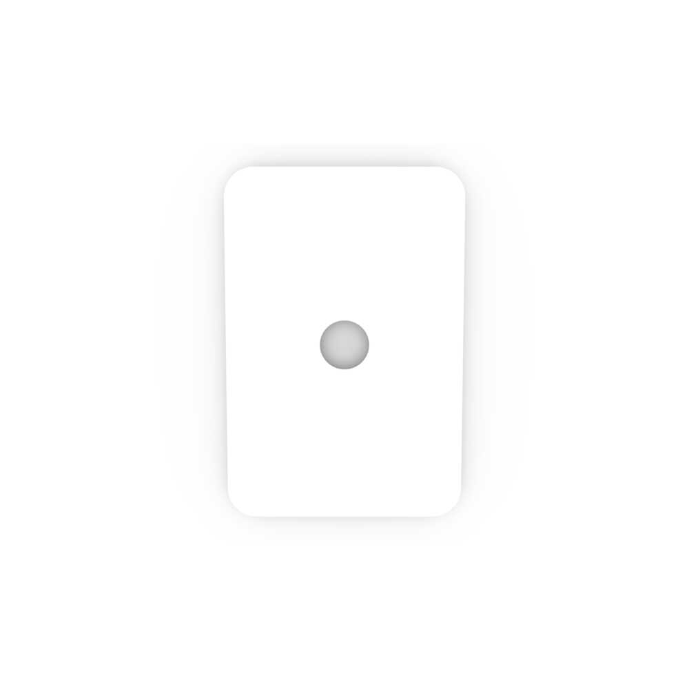 Pixie Ambience 1 Gang Face Plate Only Gloss White - SWAC1GW
