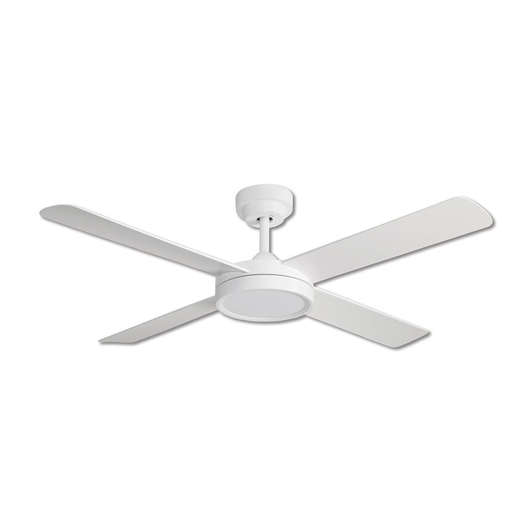 Pinnacle 3 52" DC Ceiling Fan With Dimmable 18W LED White / Tri-Colour - PL3205