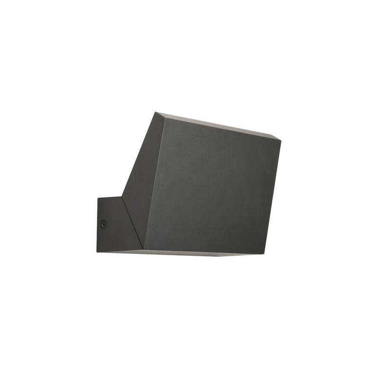 Exterior 13W LED Adjustable Surface Mounted Wall Light Dark Grey / Warm White - PLANA01