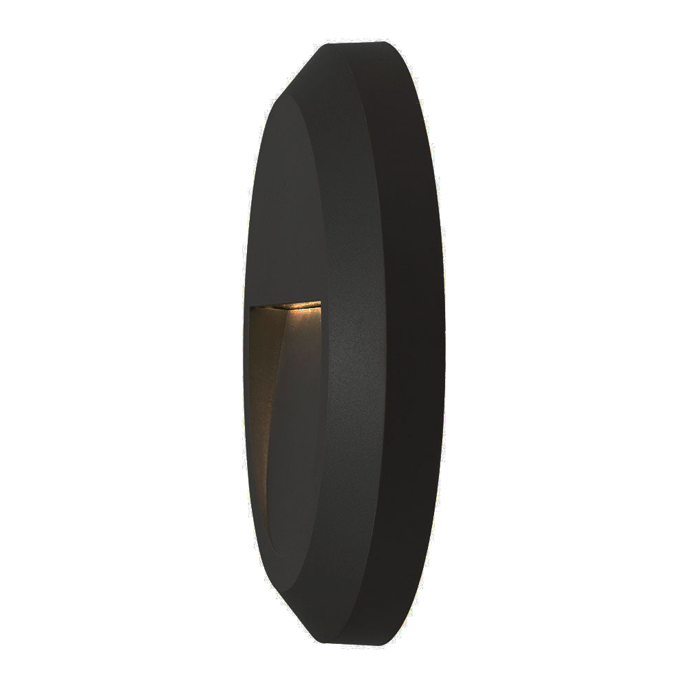 Prima 1W Round LED Step Light Black / Cool White - PRIMA EX.RD-BK