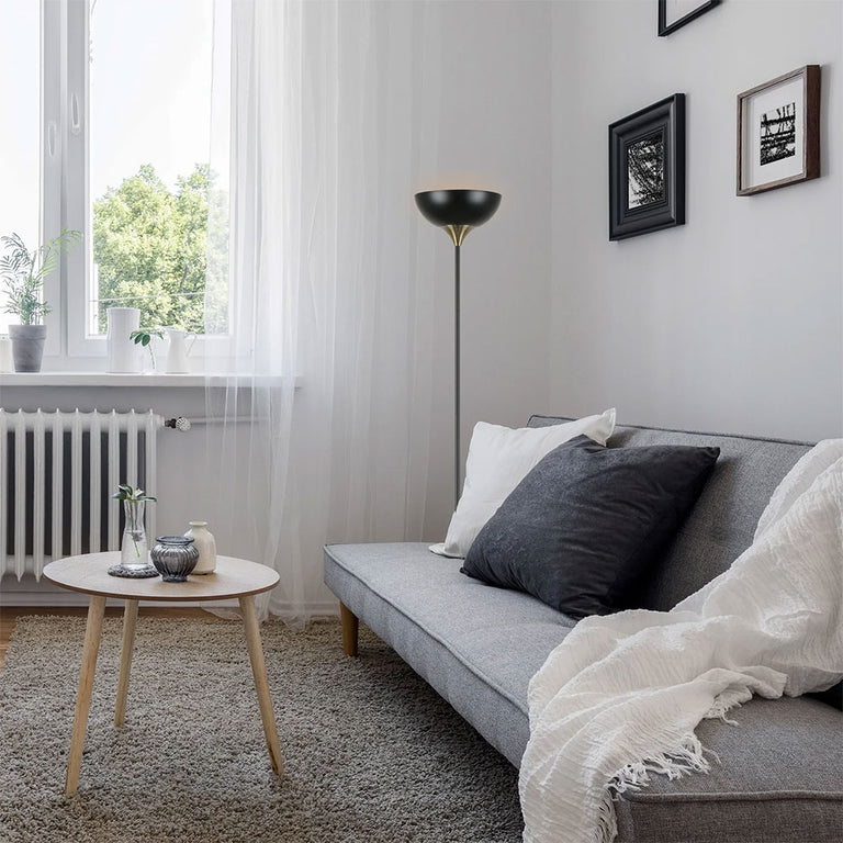 Progetto Iron Up Light Floor Lamp Matt Black - PROGETTO-F1