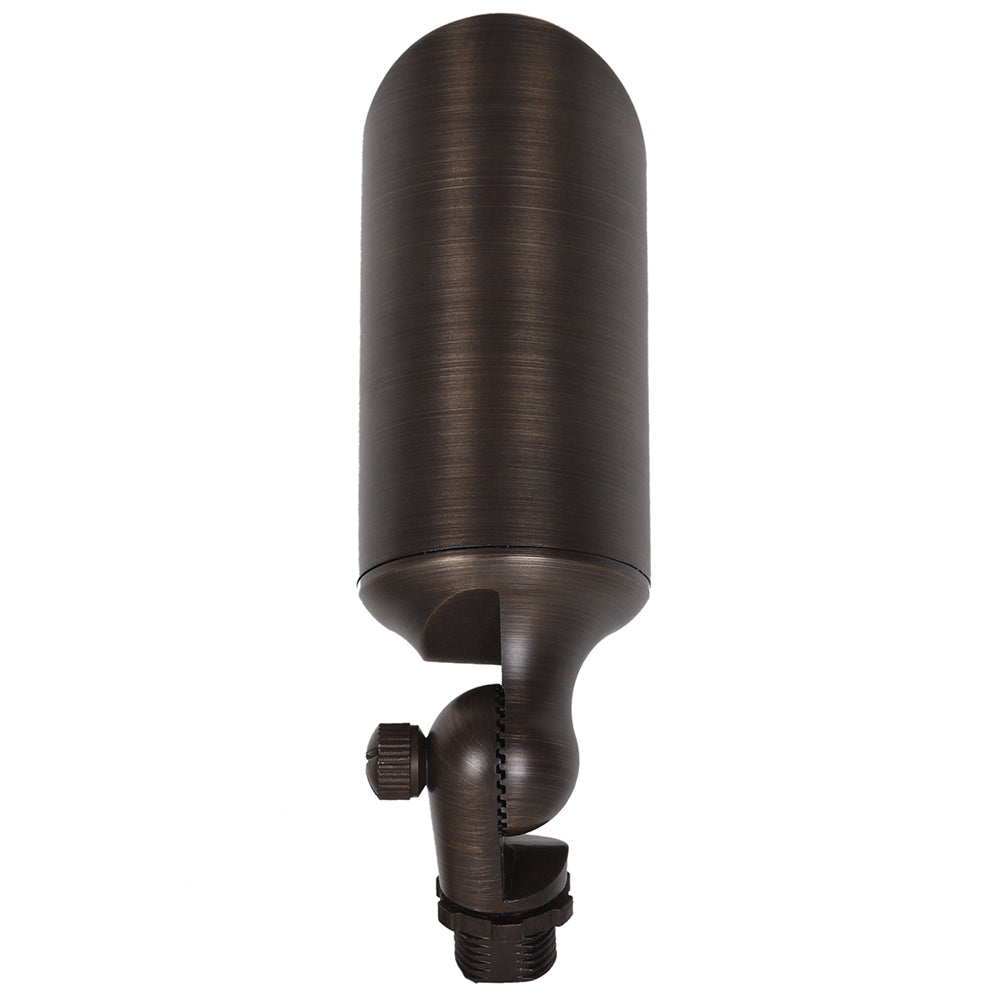Hilla 12~24V AC / DC MR16 Cast Brass Adjustable Spike Light Weathered Bronze - PSL2300WB