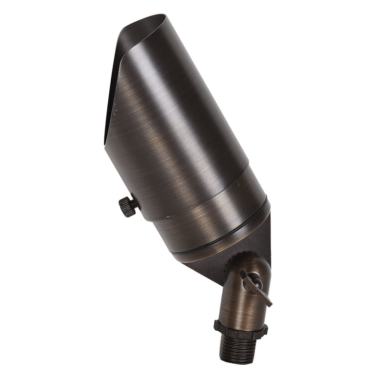 Brent 12~24V AC / DC MR16 Cast Brass Adjustable Spike Light Weathered Bronze - PSL2700WB