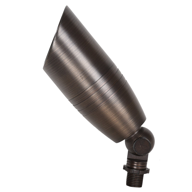 Lorion 5W LED 12V AC / DC Cast Brass  Adjustable Spike Light Weathered Bronze / Warm White - PSL2800WB-PLV5