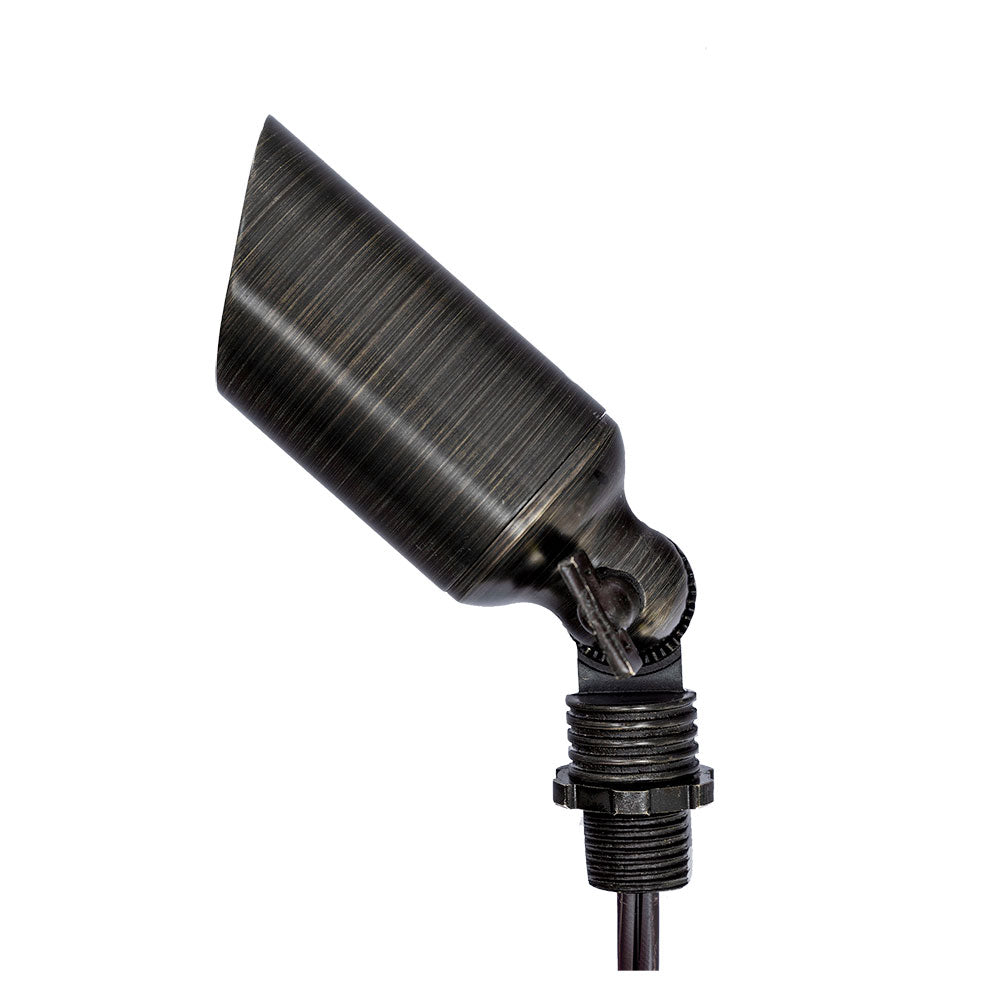 Magnum 12~24V AC / DC MR16 Cast Brass Adjustable Spike Light Bronze - PSL2905WB