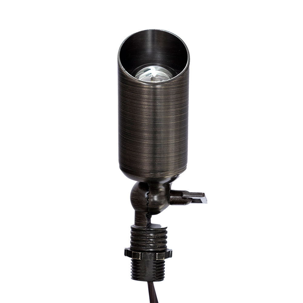 Magnum 12~24V AC / DC MR16 Cast Brass Adjustable Spike Light Bronze - PSL2905WB