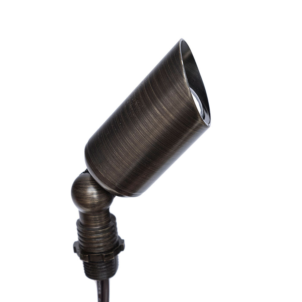 Magnum 12~24V AC / DC MR16 Cast Brass Adjustable Spike Light Bronze - PSL2905WB