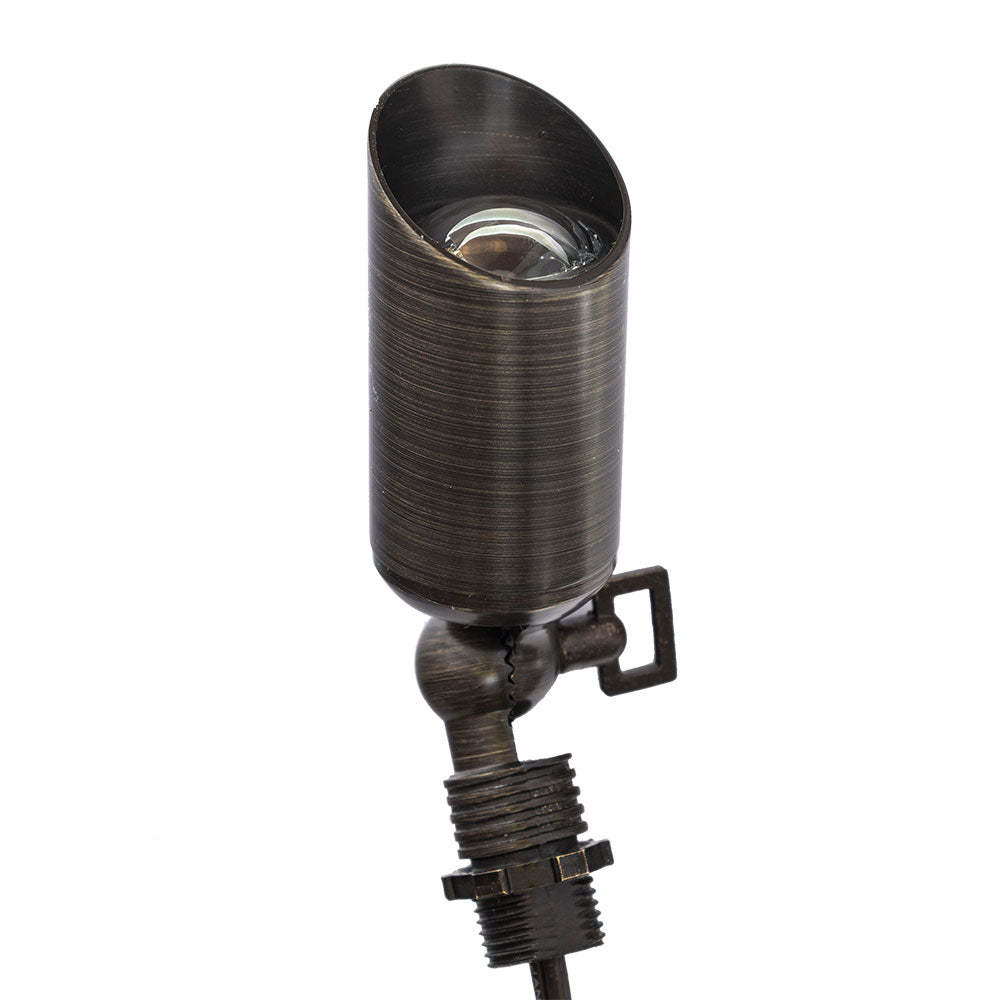 Magnum 12~24V AC / DC MR16 Cast Brass Adjustable Spike Light Bronze - PSL2905WB