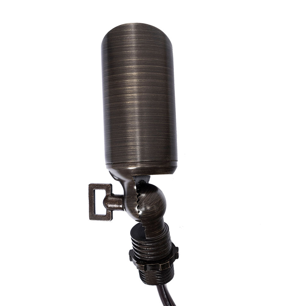 Magnum 12~24V AC / DC MR16 Cast Brass Adjustable Spike Light Bronze - PSL2905WB