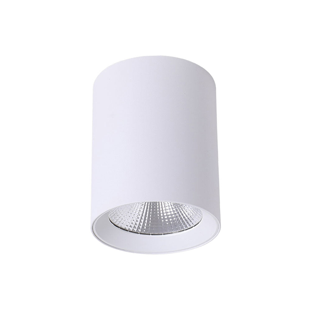 Paco 7W Surface Mounted LED Downlight Matt White / Tri-Colour - TLPD7W